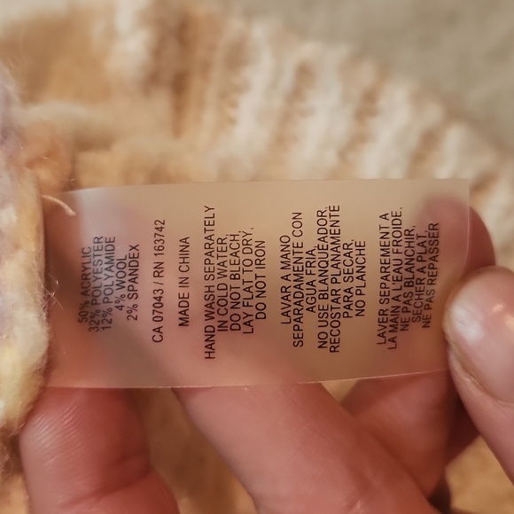 Sioni pastel rainbow wool  cardigan - Picture 3 of 8